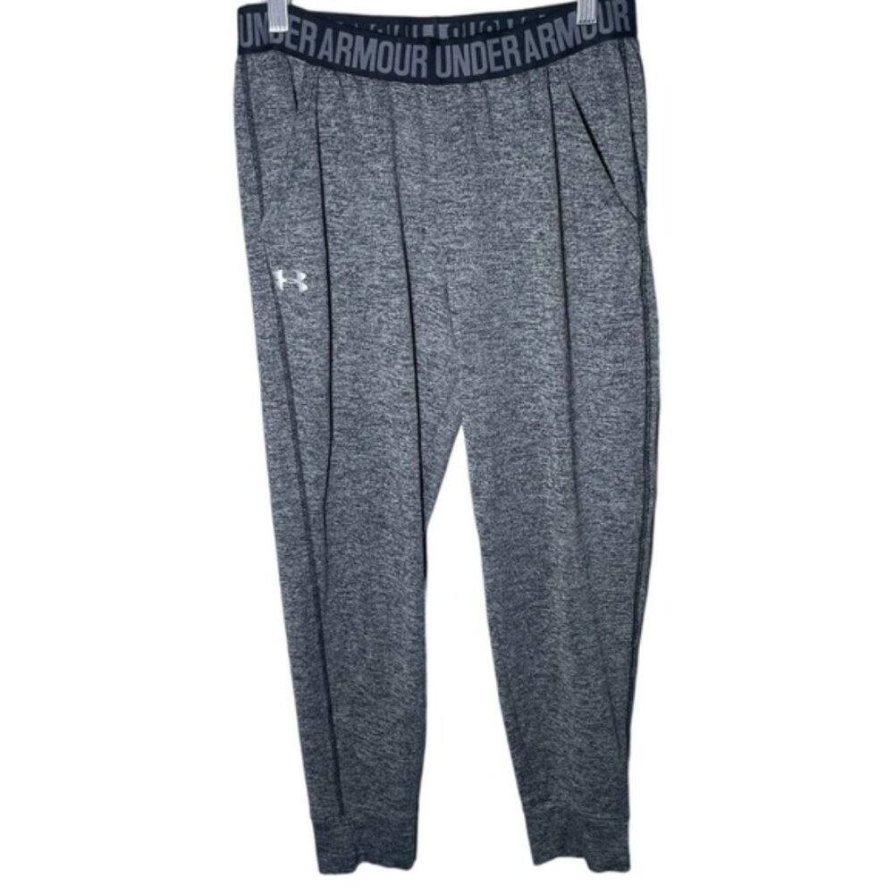 Under Armour Small Leggings Grey Casual Pocket Activewear Gym Workout Loungewear